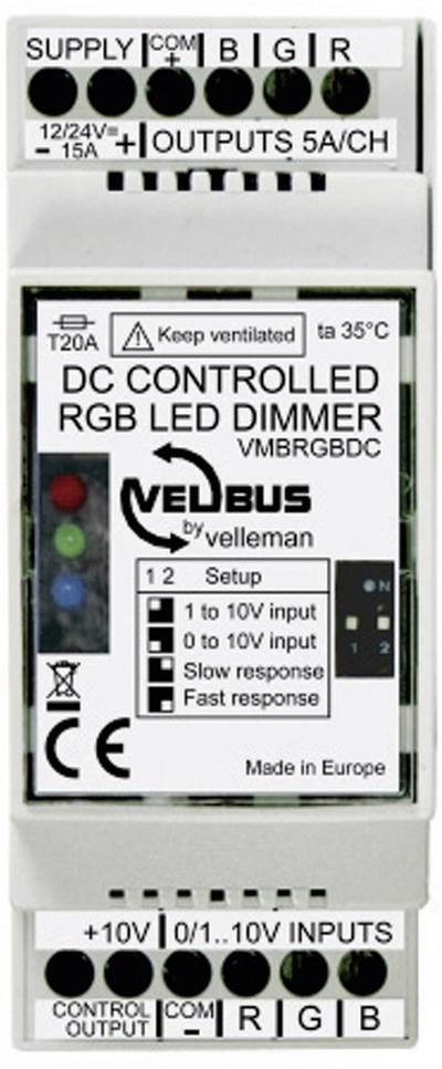 Velleman VMBRGBDC RGB LED Dimmer Module